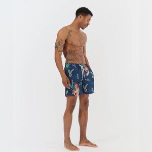 Bather Midnight Tiger Print Swim Trunks